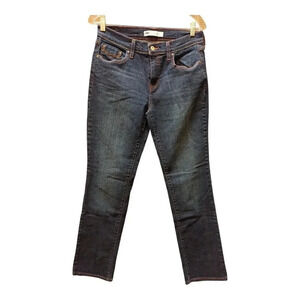 Levi Strauss 505 Jeans Women's Size 12 Regular M 30x31 Straight Leg Dark Wash